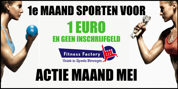 Actie Maand Mei - Fitness Laren